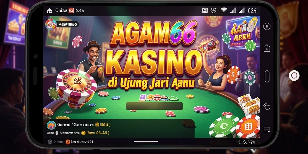 Tampilan gameplay seru AGAM66 dengan berbagai pilihan permainan kasino.