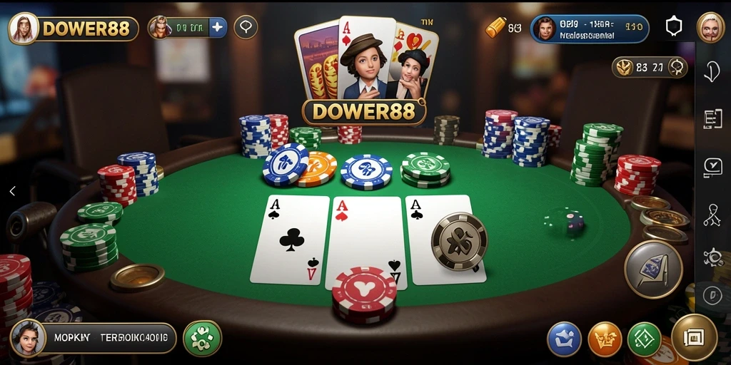 Tampilan gameplay DOWER88 yang menarik dan interaktif.
