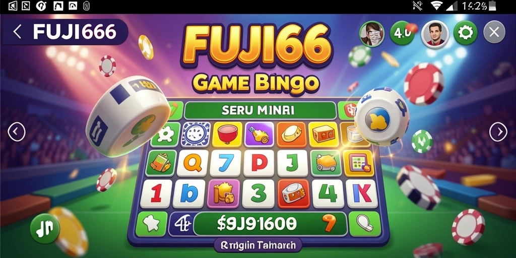 Tampilan gameplay menarik dalam FUJI66 dengan tema Bingo.