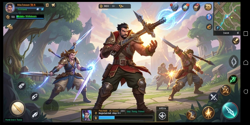 Tangkapan layar H03 menampilkan aksi pertarungan yang epik dalam dunia ARPG.