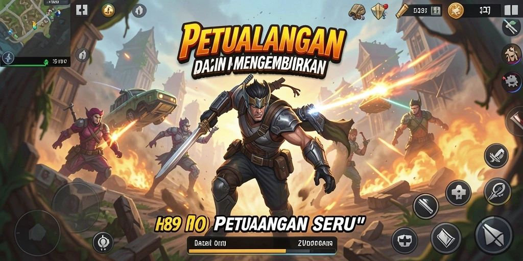 Screenshot gameplay H89 dengan aksi yang mendebarkan.