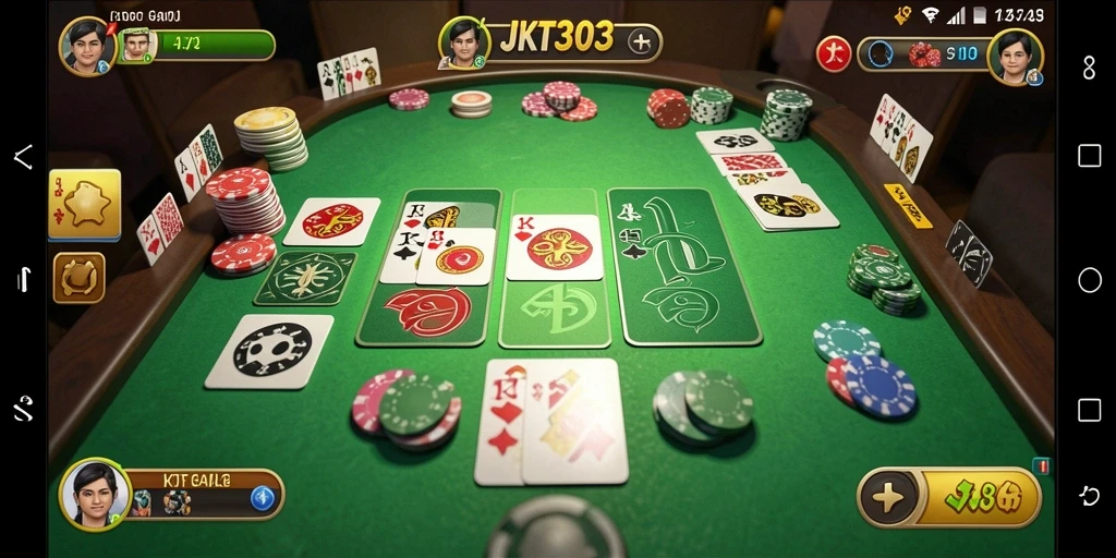 Gameplay seru JKT303 dalam permainan Gaple yang menarik.