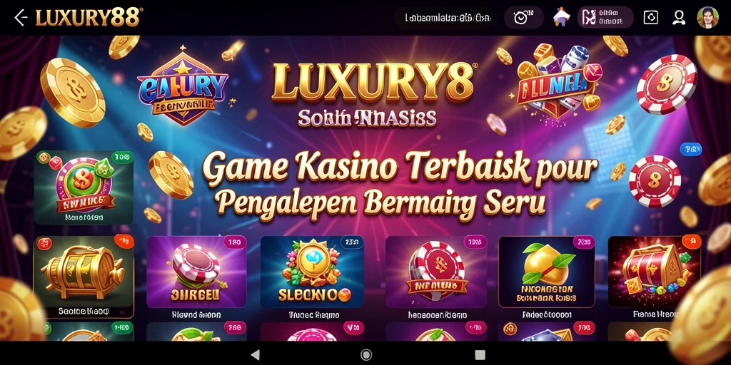 Gameplay menarik dari LUXURY88 menampilkan keseruan di kasino.