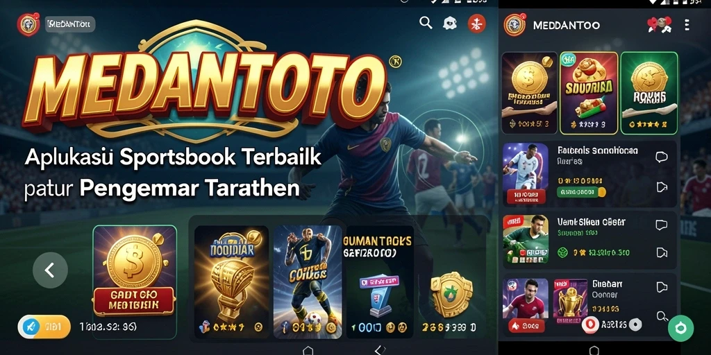 Tampilan menarik dari gameplay Sportsbook MEDANTOTO.