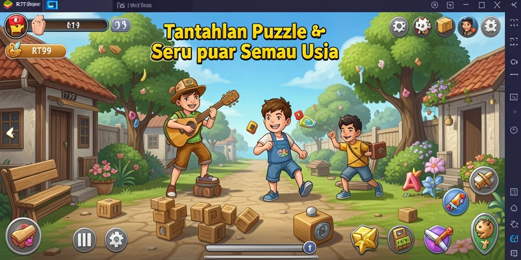 Gameplay seru dari RT99 di layar ponsel Anda.