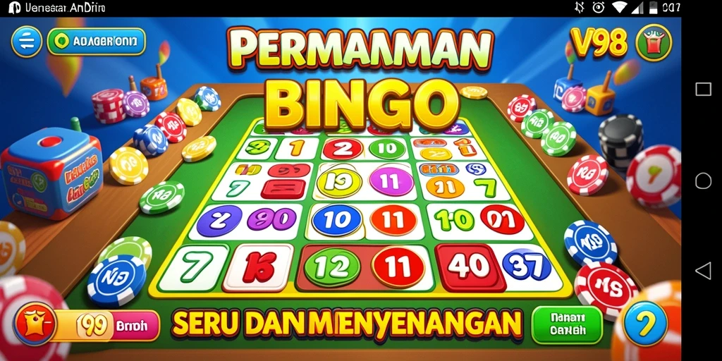 Tampilan gameplay V98 yang menarik dan interaktif.